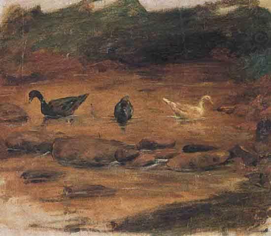 Benedito Calixto Ducks oil painting picture